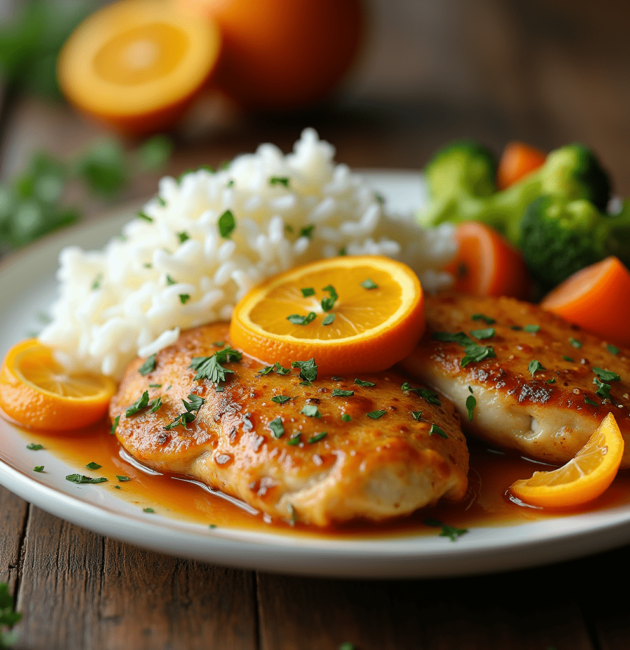 Pechuga de Pollo a la Naranja – Receta Fácil, Rápida y Deliciosa