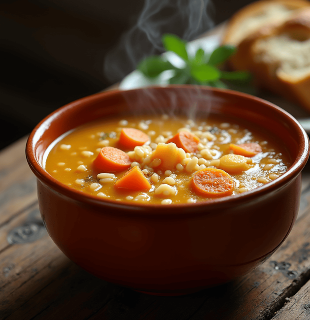 Sopa de Arroz Casera