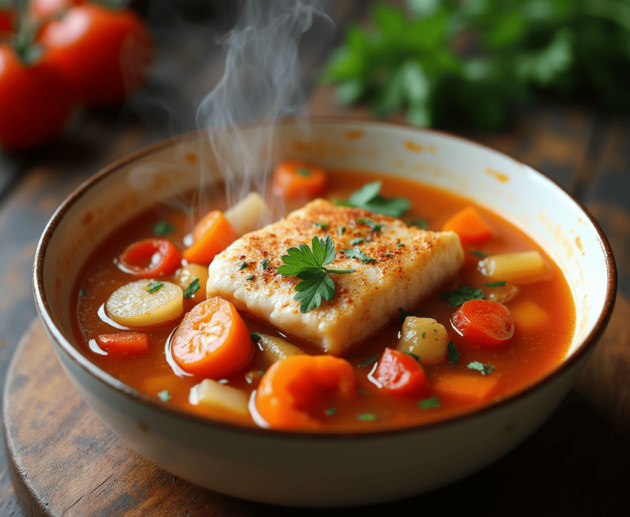 Sopa de Pescado a lo Pobre