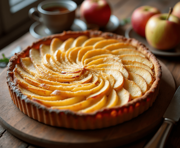 Tarta de Manzana Casera