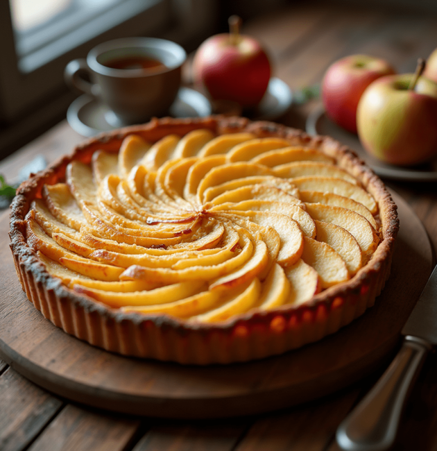 Tarta de Manzana Casera