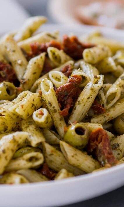 Ensalada de Pasta con Vinagreta de Yogur