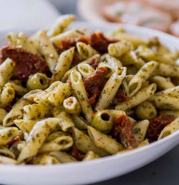 Ensalada de Pasta con Vinagreta de Yogur