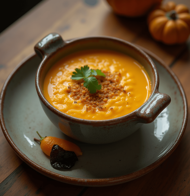 Crema de Calabaza y Cúrcuma